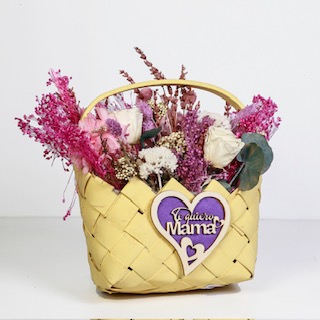 BOLSO FLORES PRESERVADOS